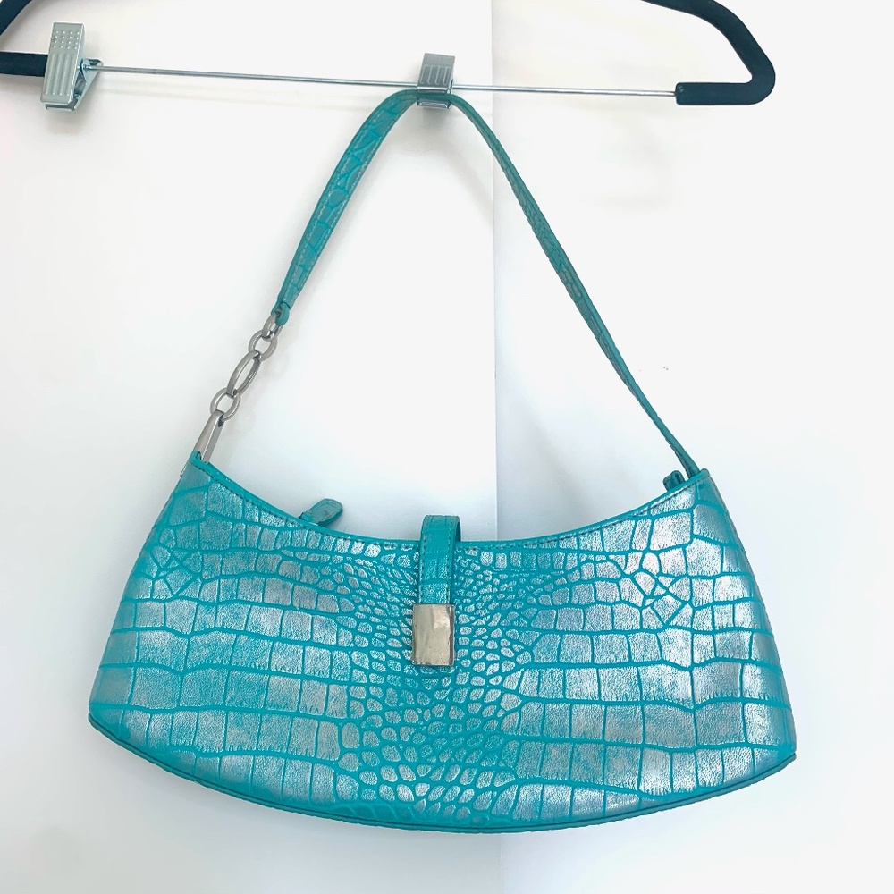 Turquoise handbag
